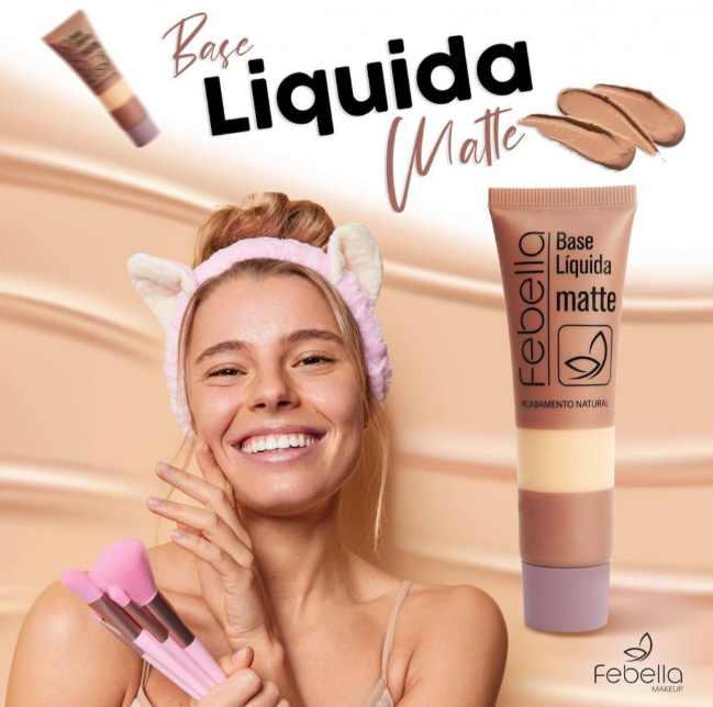 Base Liquida Matte Smooth Feeling - Febella