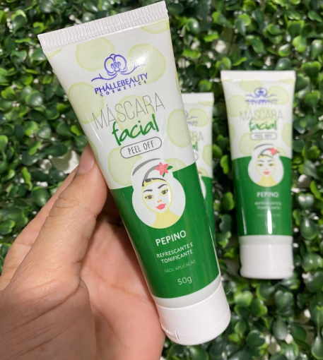 Máscara facial - Pepino - PHALLEBEAUTY